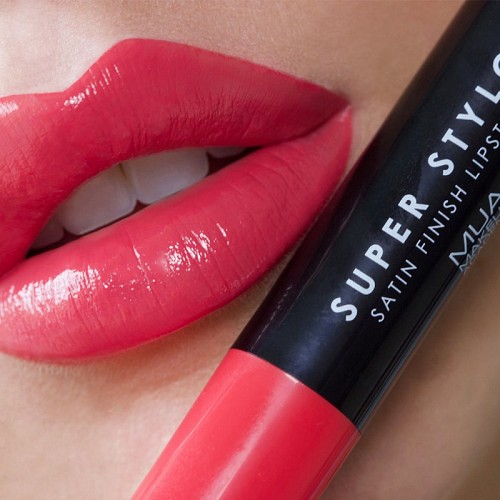 MUA Super Stylo Satin Finish Lipstick - Vip