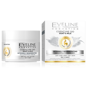Eveline Intensely Q10 Goat Milk Regenerating & Nourishing Day&Night Cream 50ml