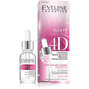 Eveline White Prestige 4D Lightening Face Serum Booster Reducing 18ml