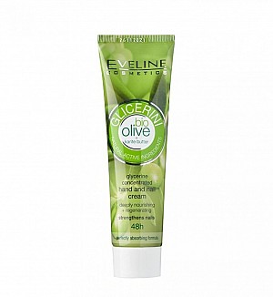 Eveline Glicerini Hand And Nail Cream Bio Olive 100ml