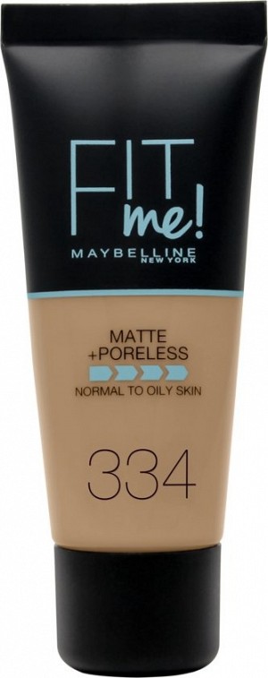 Maybelline Fit Me Matte & Poreless Liquid Foundation For Normal To Oily Skin # 334 Warm Tan 30ml