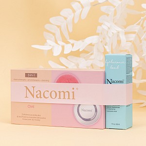 Nacomi ��� ���������� ��� brush + Hyaluronic Serum 30ml