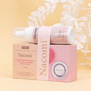 Nacomi ��� ���������� ��� brush + Marshmallow cleansing foam 150ml