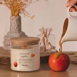 Nacomi Soy Candle - Home Fragrance - Caramel apples 500gr