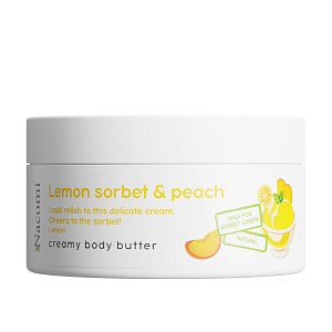 Nacomi Creamy Body Butter Peach Sorbet & lemon 100ml