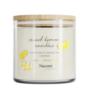 Nacomi Soy Candle - Home Fragrance -  Sweet lemon candies 500gr