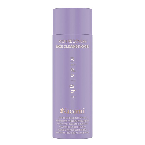 Nacomi Rich recovery Face cleansing gel MIDNIGHT 140ml