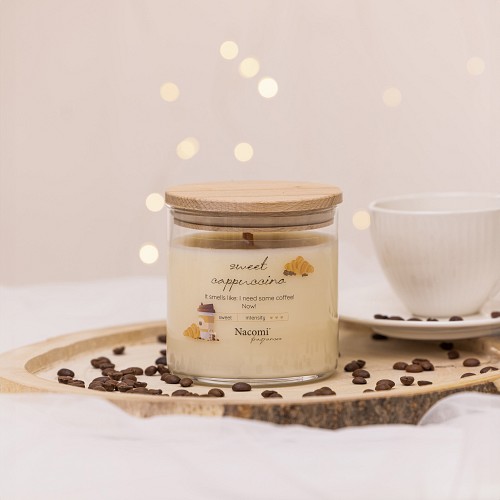 Nacomi Soy Candle - Home Fragrance - Sweet cappuccino 500gr