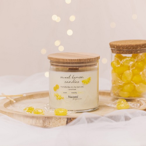 Nacomi Soy Candle - Home Fragrance -  Sweet lemon candies 500gr