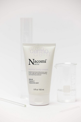 Nacomi Dermo Brightening & rejuvenating body cream with retinol and vitamin C 150ml